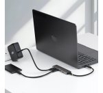 StarTech.com USB-C Hub mit 4 Anschlüssen, 10 Gbps, PD 100 W Aufladung, 4 USB-C Anschlüsse, Überstromschutz, PCR Aluminium, kompatibel mit MacBook / Dell / ThinkPad / HP / iPad / Tablet