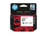 HP 47 Cartouche authentique, trois couleurs