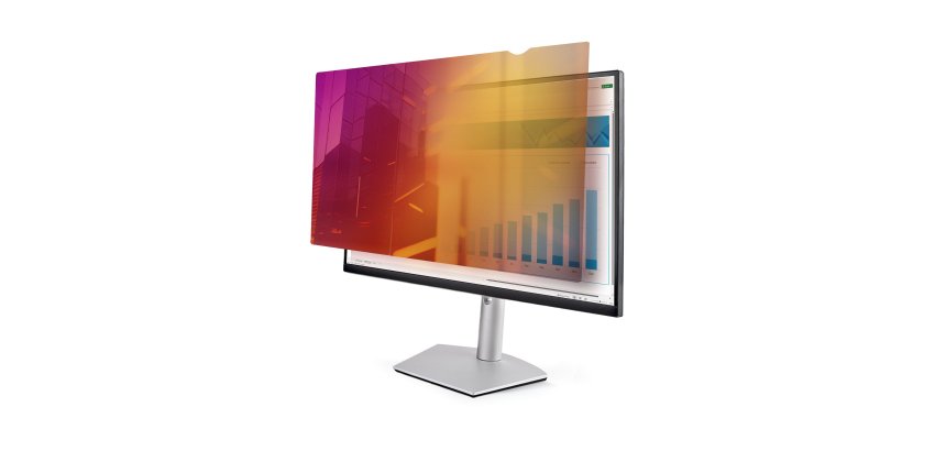 StarTech.com Filtre de Confidentialité pour Écran 27 pouces 16:9, Écran de Confidentialité Réversible Or, Filtre Anti Reflet pour Ordinateur Amélioré, Bouclier de Sécurité, +/- 30 Degrés