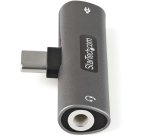 StarTech.com Adaptateur USB-C Audio & Chargeur - Convertisseur Prise Audio Mini Jack Aux TRRS 3.5mm Casque/Écouteurs - 60W USB Type-C Power Delivery Pass-Through - Smartphone/Tablette