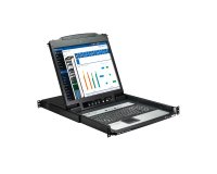 Eaton B020-U16-19-K commutateur écran, clavier et souris Grille de montage Noir