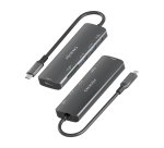 AISENS USB-C Dock 6 en 1, USB-C A, 1x HDMI, 2x USB-A, 1x USB-C PD 100W, 1x SD, 1x MicroSD, Gris, 15cm