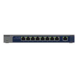 NETGEAR GS108MX-100EUS switch No administrado L2 Gigabit Ethernet (10/100/1000) Montaje en pared/escritorio