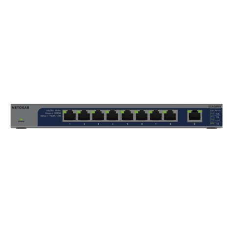 NETGEAR GS108MX-100EUS switch No administrado L2 Gigabit Ethernet (10/100/1000) Montaje en pared/escritorio