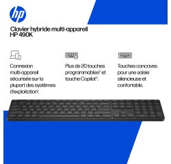 HP Clavier hybride multi-appareil 490K