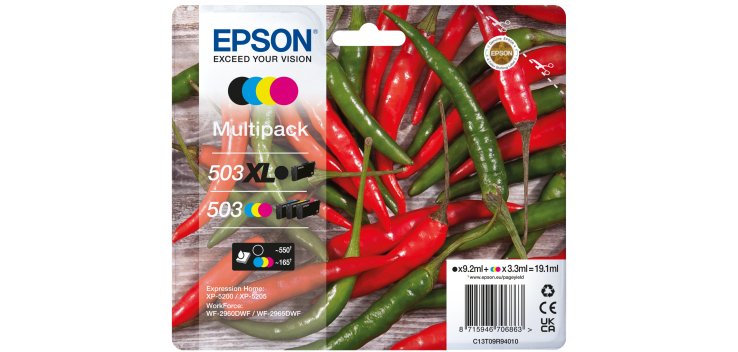 Epson Multipack 4-colours 503 XL Black/Std. CMY