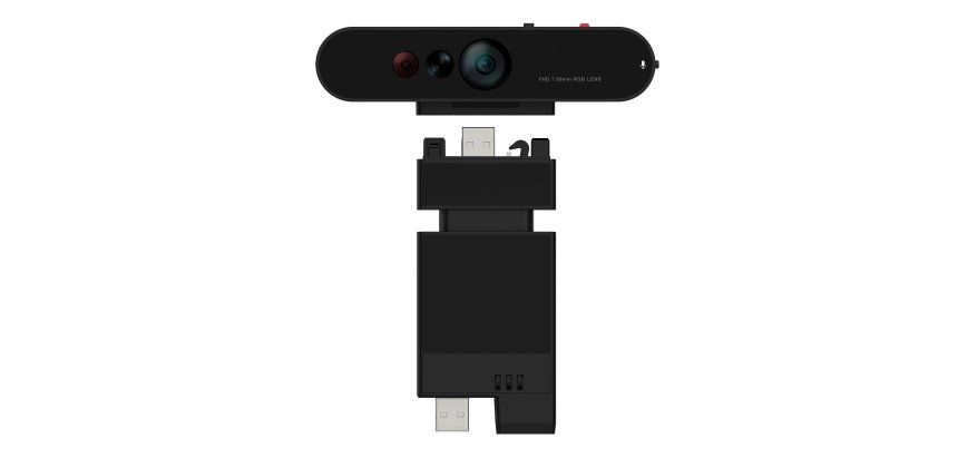 Lenovo ThinkVision MC60 (S) cámara web 1920 x 1080 Pixeles USB 2.0 Negro