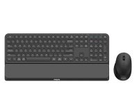 Philips 6000 series SPT6607B/16 teclado Ratón incluido Universal RF Wireless + Bluetooth Negro