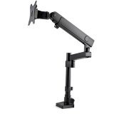 StarTech.com Bras pour Moniteur de Bureau avec 2 Ports USB 3.0, Support pour Moniteur Unique à Mouvement Complet, Écran VESA Jusqu'à 34" (8kg), Fixation par Pince/Armillon, Ressort Mécanique
