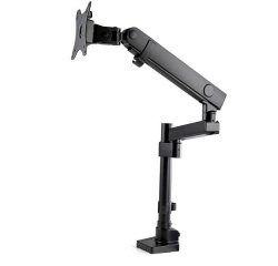 StarTech.com Bras pour Moniteur de Bureau avec 2 Ports USB 3.0, Support pour Moniteur Unique à Mouvement Complet, Écran VESA Jusqu'à 34" (8kg), Fixation par Pince/Armillon, Ressort Mécanique