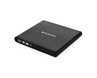 Verbatim Slimline CD/DVD optical disc drive DVD-RW Black