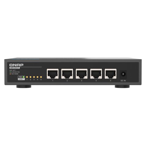 QNAP QSW-3205-5T commutateur réseau Non-géré 10G Ethernet (100/1000/10000) Bureau Noir