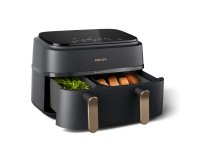 Philips 3000 series Airfryer doppio cestello, friggitrice ad aria da 9.0L, 12 metodi di cottura, App per ricette NA352/00
