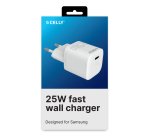 Celly UCTC1USBC25WWH cargador de dispositivo móvil Universal Blanco Corriente alterna Interior