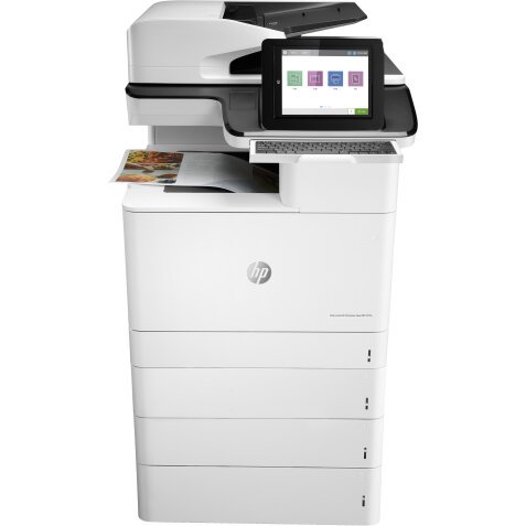 HP Color LaserJet Enterprise Flow Imprimante multifonction M776z, Impression, copie, numérisation et fax, Impression sur façade par port USB