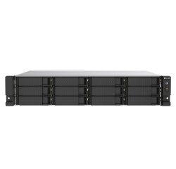 QNAP TS-1273AU-RP-8G NAS/storage server Rack (2U) Ryzen Embedded V1500B 8 GB DDR4 0 TB QNAP QTS Aluminium, Black