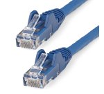StarTech.com Câble Ethernet CAT6 1m - LSZH (Low Smoke Zero Halogen) - Cordon RJ45 UTP Anti-accrochage 10 GbE LAN - Câble Réseau Internet 250MHz 100W PoE - Bleu - Snagless - 24AWG
