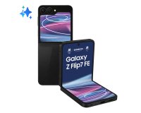 Samsung Galaxy Z Flip7 FE Smartphone AI, RAM 8GB, 128GB, Display 3,4" Super AMOLED/6,7" Dynamic AMOLED 2X, Fotocamera 50MP, Black