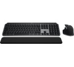 Logitech Master MX Keys S Combo for Mac clavier Souris incluse maison/bureau RF sans fil + Bluetooth AZERTY Français Aluminium, Noir