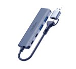 CoolBox HUB4 LITE USB-C/A 4 PUERTOS 2USB-C Y 2USB-A 3.2 GEN1 ALUMINIO