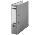 Classeur à levier 180°, A4, 8 cm, PP, gris