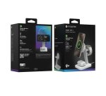 mophie Snap+ 3-in-1 Wireless Charge Stand Casque, Smartphone, Smartwatch Blanc USB Recharge sans fil Charge rapide Intérieure