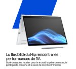 HP EliteBook 8 Flip G1i 13 inch Notebook AI PC Wolf Pro Security Edition Intel Core Ultra 7 255U Hybride (2-en-1) 33,8 cm (13.3") Écran tactile WUXGA 32 Go LPDDR5x-SDRAM 1 To SSD Wi-Fi 7 (802.11be) Windows 11 Pro Argent