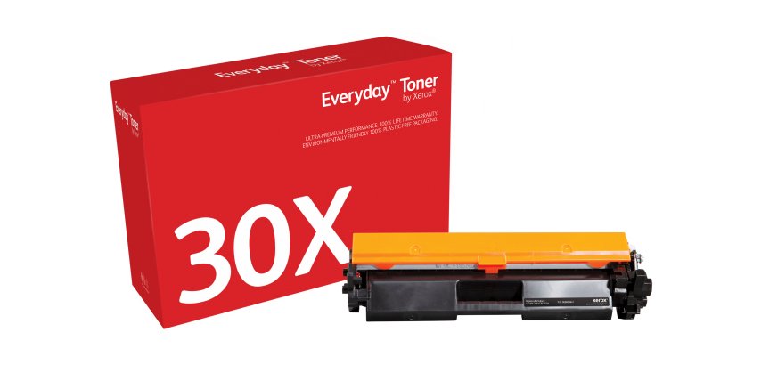 Toner Everyday™ Noir de Xerox compatible avec HP 30X (CF230X), Grande capacité