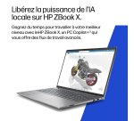 HP DW8D3ET laptop Copilot+ PC Intel Core Ultra 7 356H 40,6 cm (16") WUXGA 48 Go DDR5-SDRAM 1 To SSD NVIDIA RTX PRO 2000 Blackwell Wi-Fi 7 (802.11be) Windows 11 Pro AI Workstation, AI PC Argent
