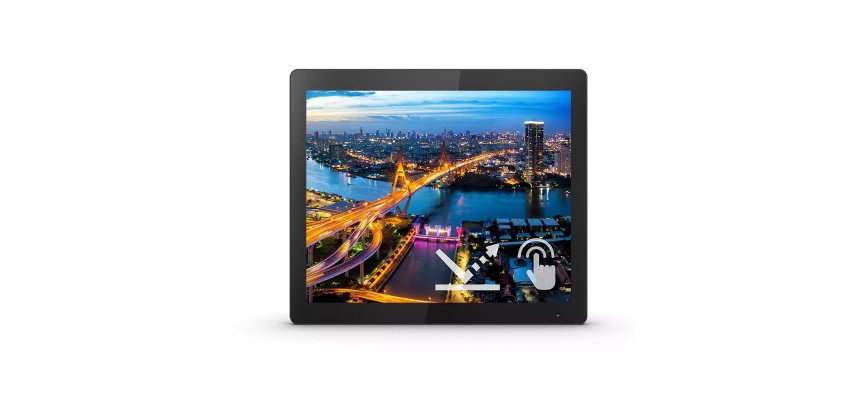 Philips B Line 152B1TFL/00 computer monitor 38.1 cm (15") 1024 x 768 pixels LED Touchscreen Black