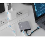 Conceptronic DONN13G laptop dock/port replicator Wired USB 3.2 Gen 1 (3.1 Gen 1) Type-C Grey