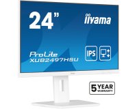 iiyama ProLite XUB2497HSU-W2 écran plat de PC 60,5 cm (23.8") 1920 x 1080 pixels Full HD LED Blanc