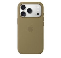 Apple Siliconenhoesje met MagSafe voor iPhone 18 Pro - Olijfgroen