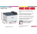 Xerox C320 A4 33 ppm Stampante fronte/retro wireless PS3 PCL5e/6 2 vassoi Totale 251 fogli