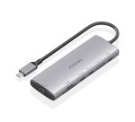 AISENS USB-C Dock 7 en 1, USB-C a 1xHDMI, 1xUSB-A 10G, 2xUSB-C 10G, 1xSD, 1xMicroSD, 1xUSB-C PD 100W, Gris, 20cm