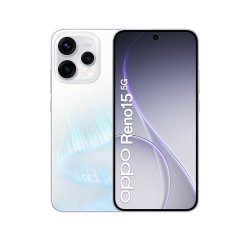 OPPO Reno15 5G AI Smartphone, Tripla fotocamera 50+50+8MP, Selfie 50MP, Display 6.59” 120HZ AMOLED FHD+, 6500mAh, RAM 8GB(Esp2GB/4GB/8GB)+ROM 512GB [Versione Italia], Aurora White