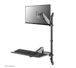 Neomounts WL90-325BL1 Station de travail assis-debout - mural - 17-32" - ressort à gaz