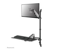 Neomounts WL90-325BL1 Soporte de pared para puesto de trabajo de pie/sentado 17-32" - resorte de gas