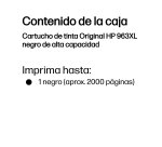 HP Cartucho de tinta Original 963XL negro de alta capacidad