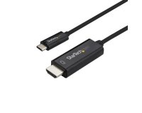 StarTech.com Câble USB-C vers HDMI de 2m - Câble adaptateur USB Type-C vers HDMI 2.0 4K 60 Hz - Compatible avec Thunderbolt 3 - Laptop vers Écran HDMI - Noir