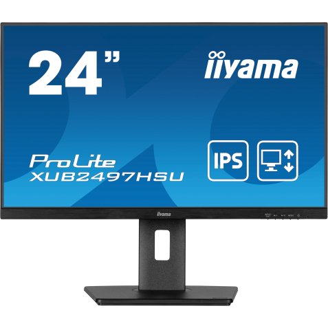 iiyama XUB2497HSU-B2 Monitor PC 60,5 cm (23.8") 1920 x 1080 Pixel Full HD LED Nero