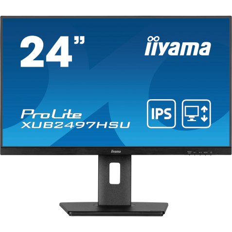 iiyama XUB2497HSU-B2 écran plat de PC 60,5 cm (23.8") 1920 x 1080 pixels Full HD LED Noir