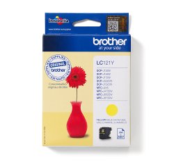 Brother LC-121Y cartouche d'encre 1 pièce(s) Original Jaune