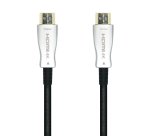 AISENS Cable HDMI V2.0 AOC Premium Alta Velocidad / HEC 4k@60Hz 18Gbps, A/M-A/M, Negro, 20m