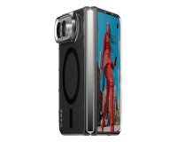 PanzerGlass CARE™ by ® SL1M Case Smokey w. Black MagSafe iPhone Duo coque de protection pour téléphones portables Housse Noir