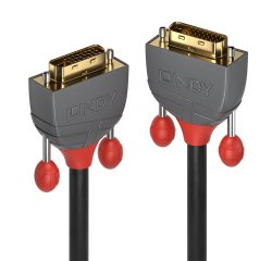 Lindy 36227 cable DVI 15 m DVI-D Negro