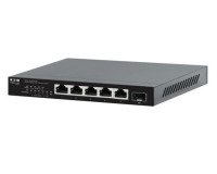 Eaton NG5POE-M2 commutateur réseau Non-géré Gigabit Ethernet (10/100/1000) Connexion Ethernet, supportant l'alimentation via ce port (PoE) Montage sur le bureau ou sur le mur Noir