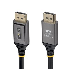 StarTech.com 2m DisplayPort 2.1 Cable, VESA Certified DisplayPort DP54 Cable, 8K 60Hz Uncompressed, 10K 60Hz/8K 144Hz/4K with DSC 1.2a, DP 2.1 Monitor Cable