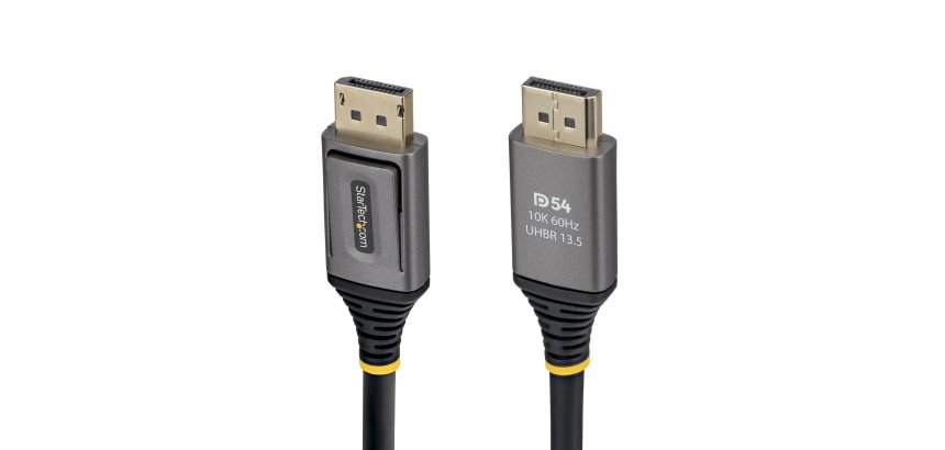 StarTech.com 3m DisplayPort 2.1 Cable, VESA Certified DP54 DisplayPort Cable, 8K 60Hz Uncompressed, 10K 60Hz/8K 144Hz/4K with DSC 1.2a, DP 2.1 Display Cable