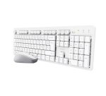 Trust Ody II Wireless clavier Souris incluse maison/bureau RF sans fil AZERTY Français Blanc